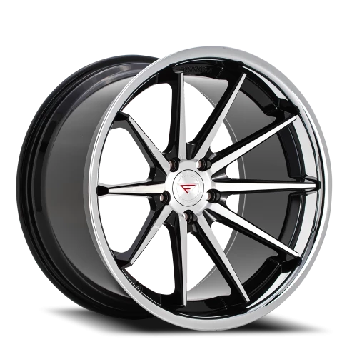 Ferrada FR4 MA 20x10.5 +38 5x114mm 73.1mm Machined Black Chrome Lip