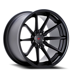 Ferrada FR4 MB 20x10.5 +38 5x108mm 73.1mm Matte Black Gloss Black Lip