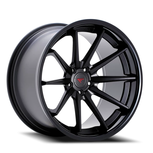 Ferrada FR4 MB 20x11.5 +30 5x114mm 73.1mm Matte Black Gloss Black Lip