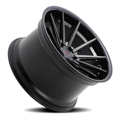 Ferrada FR4 MB 19x10.5 +45 5x112mm 66.56mm Matte Black Gloss Black Lip