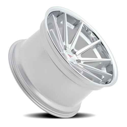 Ferrada FR4 MS 22x10.5 +35 5x127mm 71.6mm Machined Silver Chrome Lip