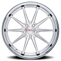 Ferrada FR4 MS 20x10 +45 5x112mm 66.56mm Machined Silver Chrome Lip