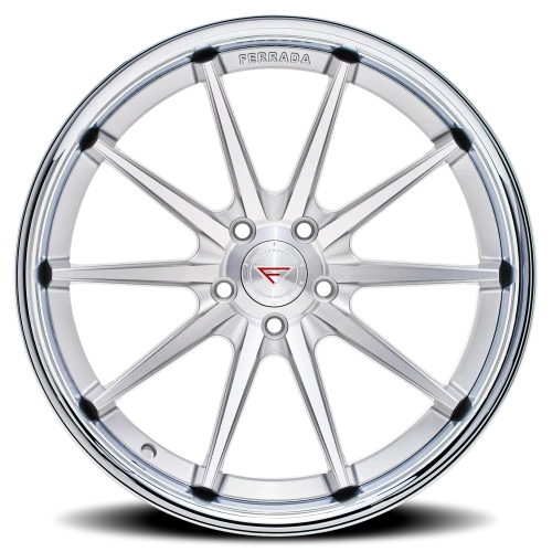 Ferrada FR4 MS 20x10 +40 5x114mm 73.1mm Machined Silver Chrome Lip