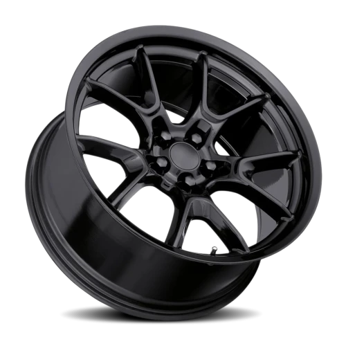 Factory Reproductions FR 66F Dodge Anniversary Flow Form Replica GB 20x10 +22 5x115mm 71.5mm Gloss Black
