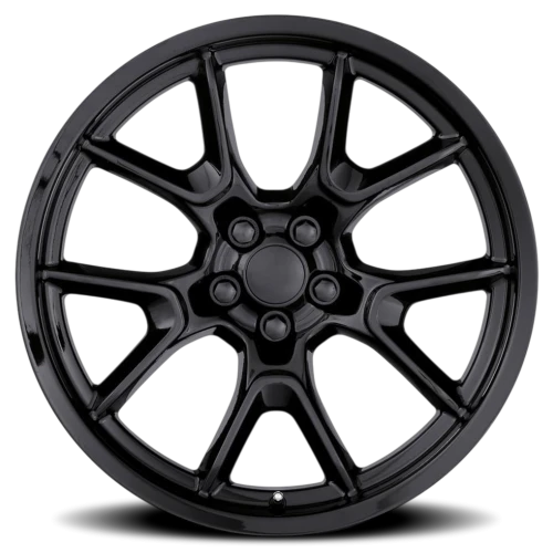 Factory Reproductions FR 66F Dodge Anniversary Flow Form Replica GB 20x9.5 +15 5x115mm 71.5mm Gloss Black