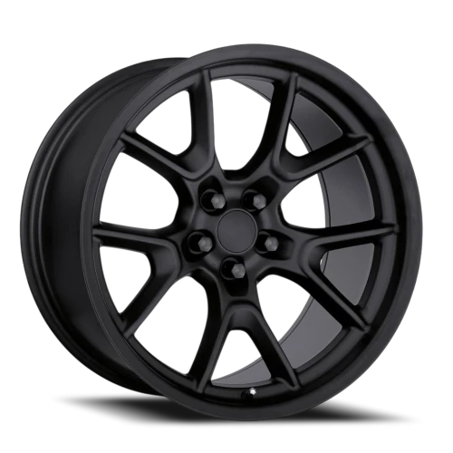 Factory Reproductions FR 66F Dodge Anniversary Flow Form Replica SB 20x11 -3 5x115mm 71.5mm Satin Black