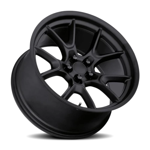 Factory Reproductions FR 66F Dodge Anniversary Flow Form Replica SB 20x11 -3 5x115mm 71.5mm Satin Black