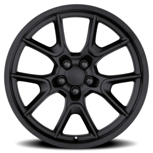 Factory Reproductions FR 66F Dodge Anniversary Flow Form Replica SB 20x11 -3 5x115mm 71.5mm Satin Black