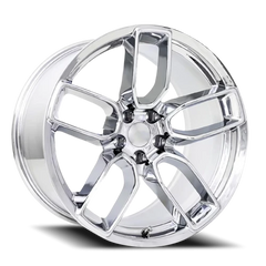 Factory Reproductions FR 74 Dodge Widebody Replica CH 20x10.5 -9 5x115mm 71.5mm Chrome