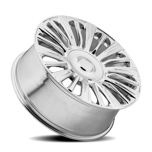Factory Reproductions FR 91 2021 Escalade Platinum Replica CH 22x9 +28 6x139.7mm 78.1mm Chrome
