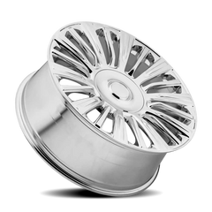 Factory Reproductions FR 91 2021 Escalade Platinum Replica CH 22x9 +28 6x139.7mm 78.1mm Chrome