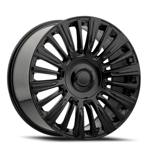 Factory Reproductions FR 91 2021 Escalade Platinum Replica GB 22x9 +28 6x139.7mm 78.1mm Gloss Black