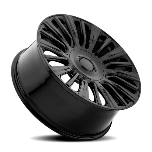 Factory Reproductions FR 91 2021 Escalade Platinum Replica GB 22x9 +28 6x139.7mm 78.1mm Gloss Black