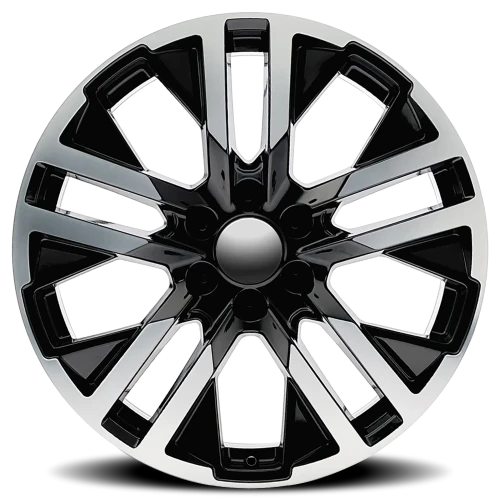 Factory Reproductions FR 96 GMC Carbonpro Replica GBM 24x10 +31 6x139.7mm 78.1mm Gloss Black Machined Face