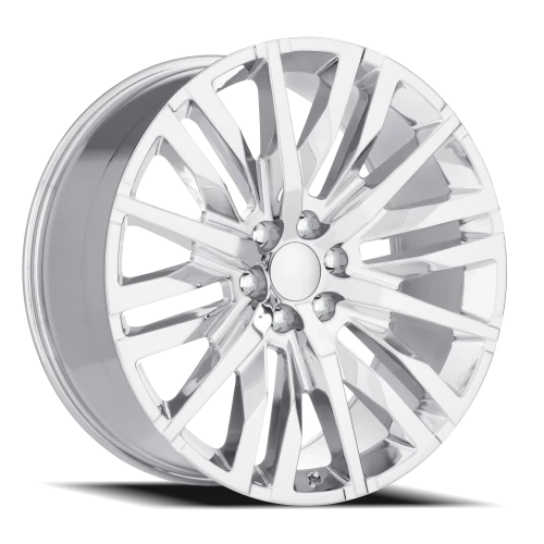 Factory Reproductions FR 97 GM Split 6 Spoke Replica CH 24x10 +31 6x139.7mm 78.1mm Chrome