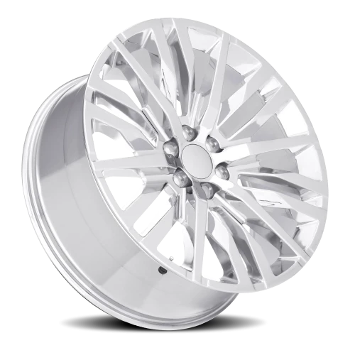 Factory Reproductions FR 97 GM Split 6 Spoke Replica CH 24x10 +31 6x139.7mm 78.1mm Chrome