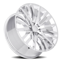 Factory Reproductions FR 97 GM Split 6 Spoke Replica CH 24x10 +31 6x139.7mm 78.1mm Chrome