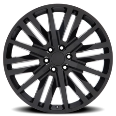 Factory Reproductions FR 97 GM Split 6 Spoke Replica GB 20x9 +28 6x139.7mm 78.1mm Gloss Black