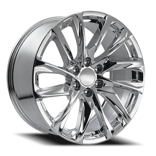 Factory Reproductions FR 98 Escalade 12 Spoke Replica CH 22x9 +28 6x139.7mm 78.1mm Chrome