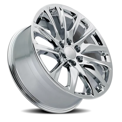 Factory Reproductions FR 98 Escalade 12 Spoke Replica CH 24x10 +31 6x139.7mm 78.1mm Chrome