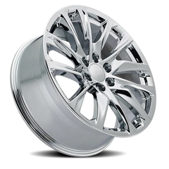 Factory Reproductions FR 98 Escalade 12 Spoke Replica CH 24x10 +31 6x139.7mm 78.1mm Chrome