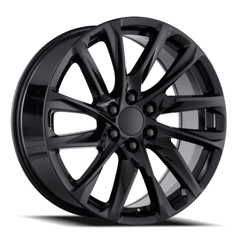 Factory Reproductions FR 98 Escalade 12 Spoke Replica GB 22x9 +28 6x139.7mm 78.1mm Gloss Black