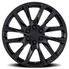 Factory Reproductions FR 98 Escalade 12 Spoke Replica GB 22x9 +28 6x139.7mm 78.1mm Gloss Black