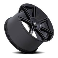 Rotiform FRA GB 22x10 +56 5x130mm 71.5mm Gloss Black Matte Black Spokes