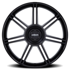 Rotiform FRA GB 22x10 +56 5x130mm 71.5mm Gloss Black Matte Black Spokes