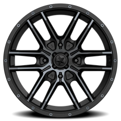 MSA Fang M43 15x7 +10 4x156mm 132mm Satin Black Titanium Tint