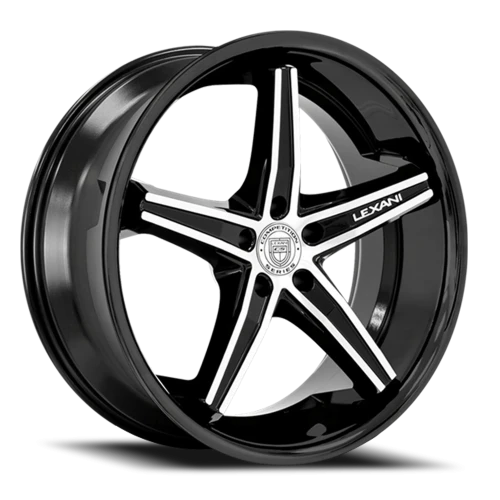 Lexani Wheels Fiorano 679 MB 22x10 +20 5x115mm 74.1mm Gloss Black Machined Face