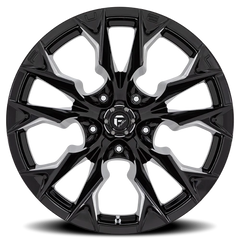 Fuel Flame 5 D803 20x10 -18 5x139.7mm 78.1mm Gloss Black Milled