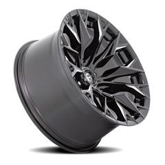 Fuel Flame 6 D803 20x9 +1 6x139.7mm 106.1mm Gloss Black Milled