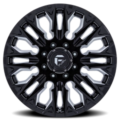 Fuel Flame 8 D803 20x9 +1 8x165.1mm 125.1mm Gloss Black Milled