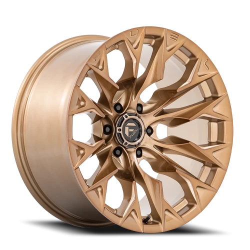 Fuel Flame 6 D805 22x12 -44 6x139.7mm 106.1mm Platinum Bronze