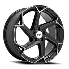 Niche Flash M255 20x10.5 +40 5x112mm 66.56mm Gloss Black Brushed