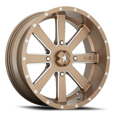 MSA Flash M34 BRZ 22x7 +0 4x156mm 132mm Bronze Milled