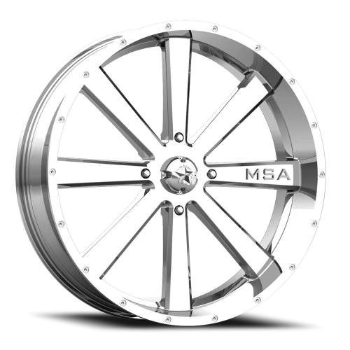 MSA Flash M34 CH 22x7 +0 4x137mm 112mm Chrome
