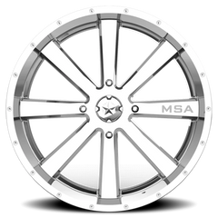 MSA Flash M34 CH 22x7 +0 4x137mm 112mm Chrome