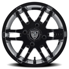 Fairway Alloys Flex BK 12x6 -23 4x101.6mm 70.7mm Gloss Black