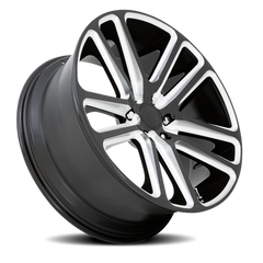 DUB Flex S255 22x9.5 +20 5x115mm 71.5mm Gloss Black Milled