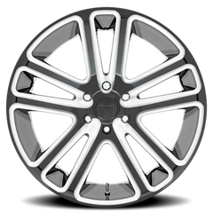 DUB Flex S255 26x10 +10 5x127mm 78.1mm Gloss Black Milled