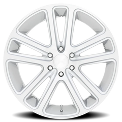 DUB Flex S257 22x9.5 +0 5x115mm 71.5mm Gloss Silver Brushed