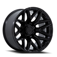 Fuel Flux 8 FC854BX 22x10 -18 8x180mm 124.2mm Gloss Black