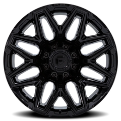 Fuel Flux 8 FC854BX 22x12 -44 8x165.1mm 125.1mm Gloss Black