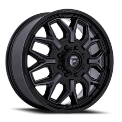 Fuel Flux Dually D875 22x8.25 +104 8x210mm 154.3mm Gloss Black Double Dark Tint