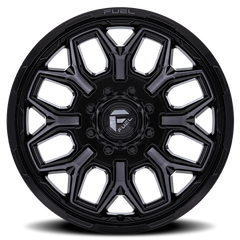 Fuel Flux Dually D875 20x8.25 +104 8x200mm 142mm Gloss Black Double Dark Tint