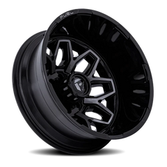Fuel Flux Dually D875 20x8.25 -227 8x165.1mm 117mm Gloss Black Double Dark Tint