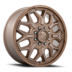 Fuel Flux Dually D876 22x8.25 +104 8x200mm 142mm Platinum Bronze
