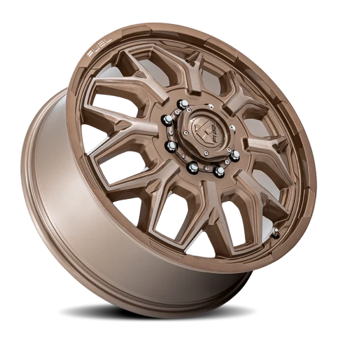 Fuel Flux Dually D876 20x8.25 +104 8x200mm 142mm Platinum Bronze